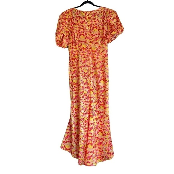 LINI Amalia Yellow Red Multi Maxi Dress Size Large New with Tags - Picture 8 of 14